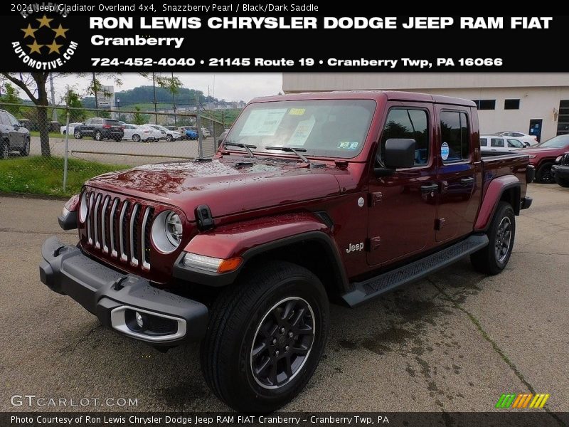 Snazzberry Pearl / Black/Dark Saddle 2021 Jeep Gladiator Overland 4x4