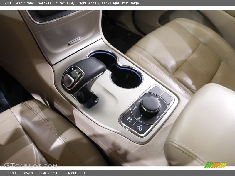 Bright White / Black/Light Frost Beige 2015 Jeep Grand Cherokee Limited 4x4