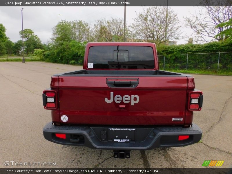 Snazzberry Pearl / Black/Dark Saddle 2021 Jeep Gladiator Overland 4x4