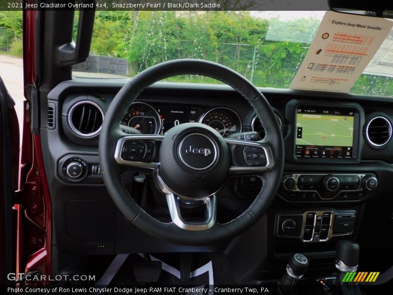 Snazzberry Pearl / Black/Dark Saddle 2021 Jeep Gladiator Overland 4x4