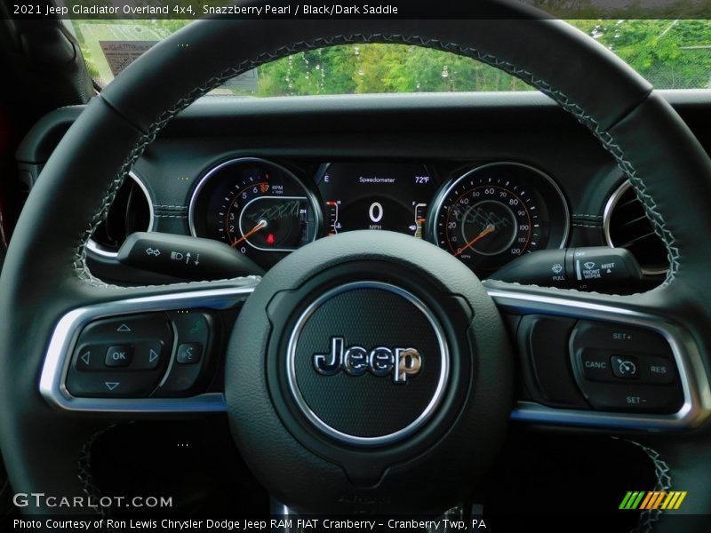 Snazzberry Pearl / Black/Dark Saddle 2021 Jeep Gladiator Overland 4x4