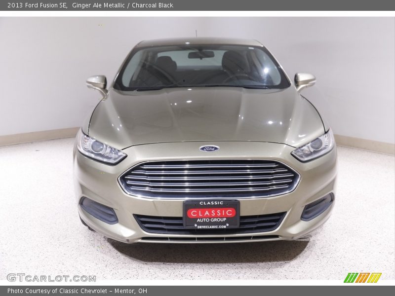 Ginger Ale Metallic / Charcoal Black 2013 Ford Fusion SE