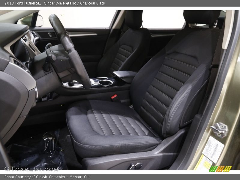 Ginger Ale Metallic / Charcoal Black 2013 Ford Fusion SE