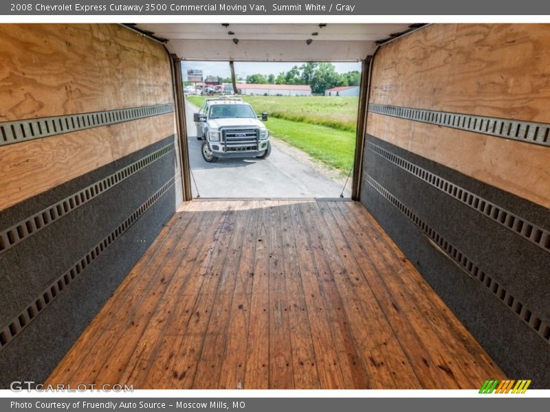 Summit White / Gray 2008 Chevrolet Express Cutaway 3500 Commercial Moving Van