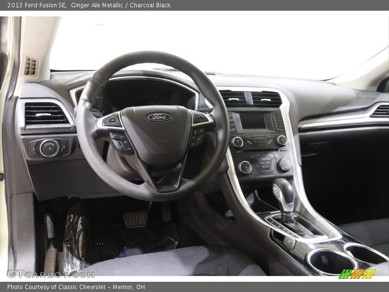 Ginger Ale Metallic / Charcoal Black 2013 Ford Fusion SE