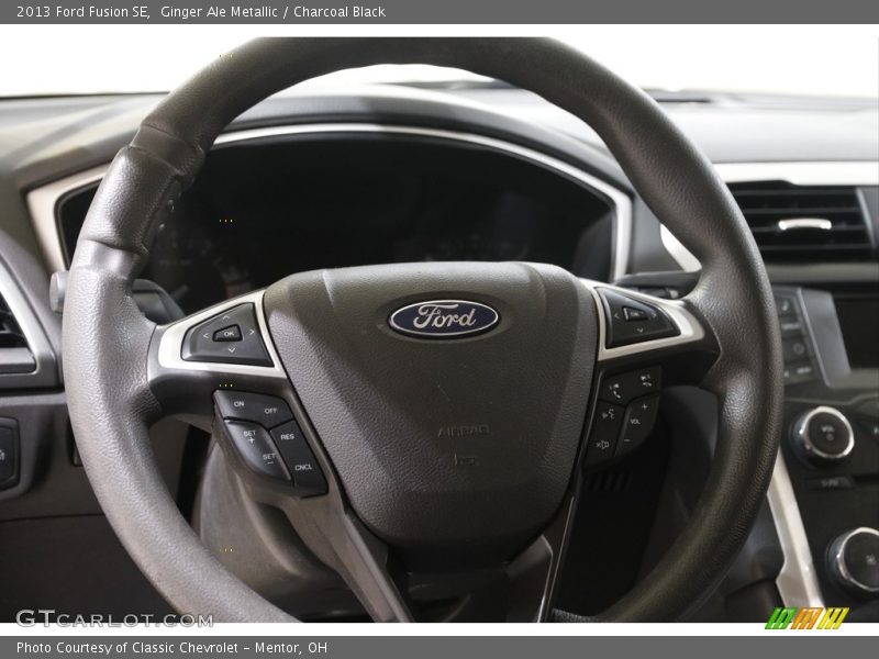 Ginger Ale Metallic / Charcoal Black 2013 Ford Fusion SE
