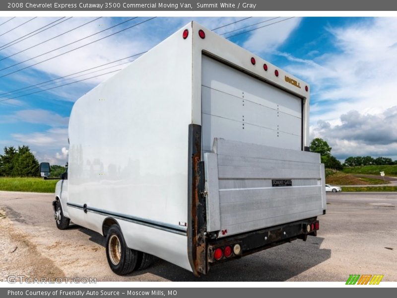 Summit White / Gray 2008 Chevrolet Express Cutaway 3500 Commercial Moving Van