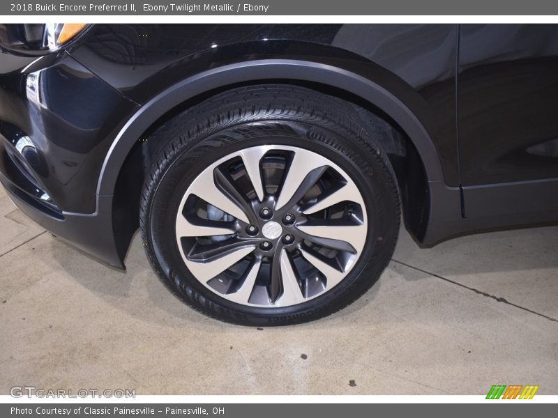 Ebony Twilight Metallic / Ebony 2018 Buick Encore Preferred II