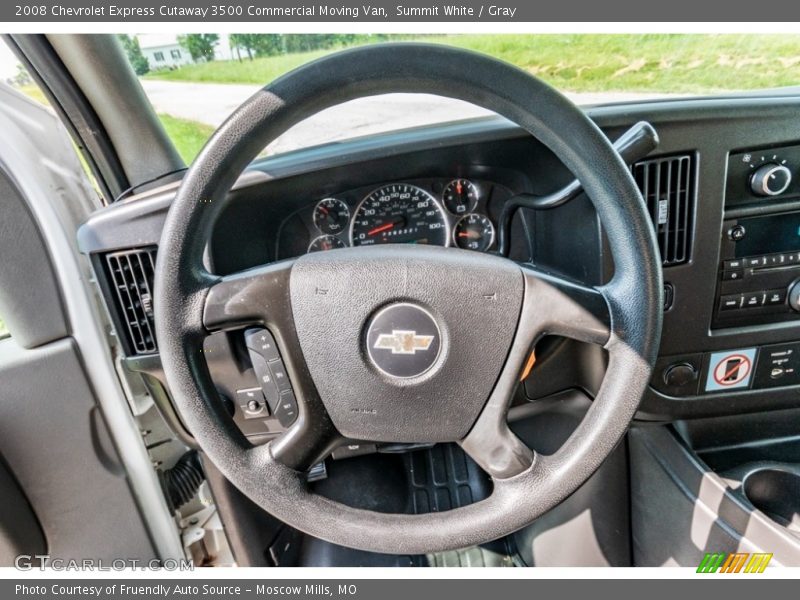 Summit White / Gray 2008 Chevrolet Express Cutaway 3500 Commercial Moving Van