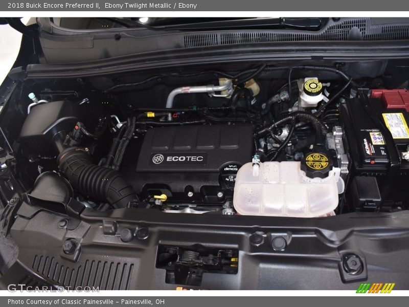 Ebony Twilight Metallic / Ebony 2018 Buick Encore Preferred II