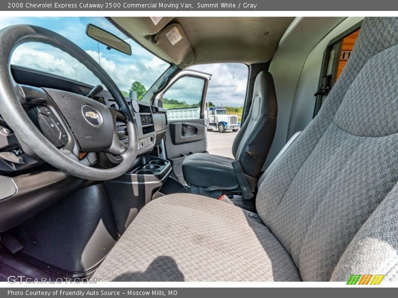 Summit White / Gray 2008 Chevrolet Express Cutaway 3500 Commercial Moving Van