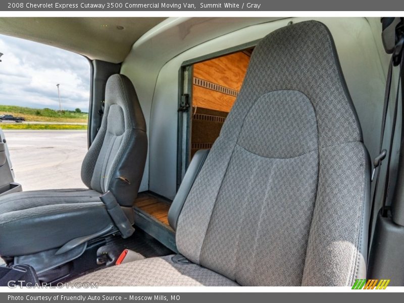 Summit White / Gray 2008 Chevrolet Express Cutaway 3500 Commercial Moving Van