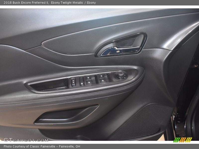 Ebony Twilight Metallic / Ebony 2018 Buick Encore Preferred II