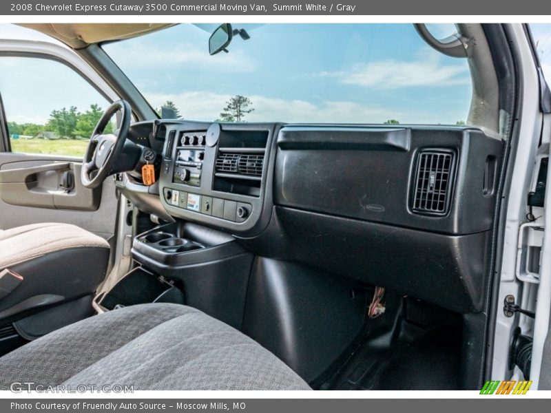 Summit White / Gray 2008 Chevrolet Express Cutaway 3500 Commercial Moving Van