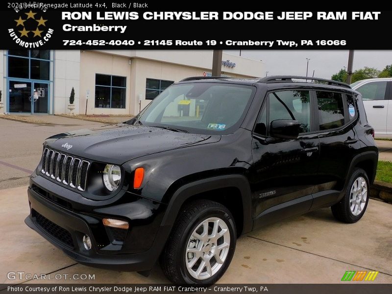 Black / Black 2021 Jeep Renegade Latitude 4x4