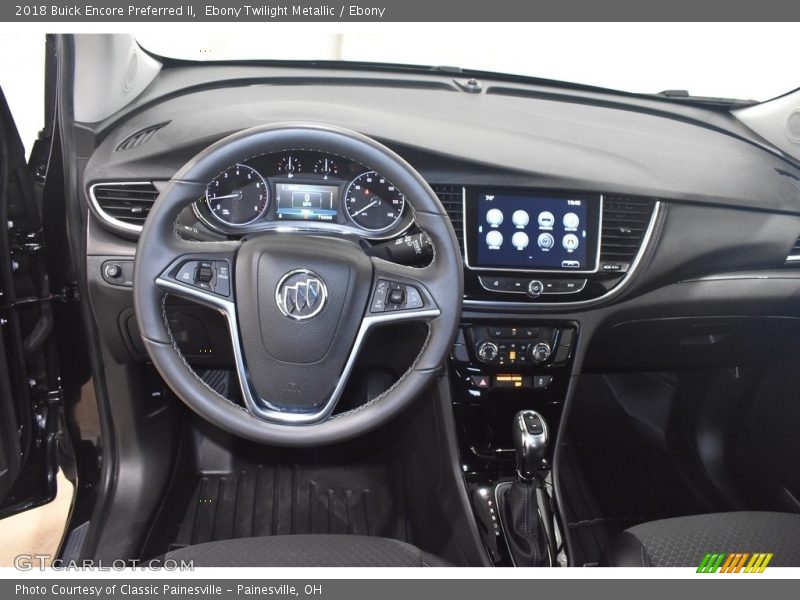 Ebony Twilight Metallic / Ebony 2018 Buick Encore Preferred II