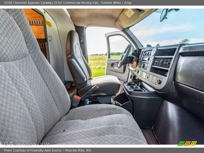 Summit White / Gray 2008 Chevrolet Express Cutaway 3500 Commercial Moving Van