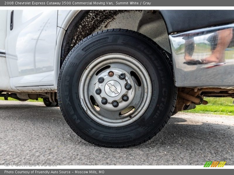 Summit White / Gray 2008 Chevrolet Express Cutaway 3500 Commercial Moving Van