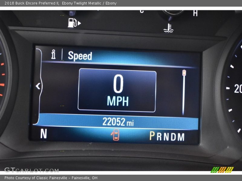 Ebony Twilight Metallic / Ebony 2018 Buick Encore Preferred II