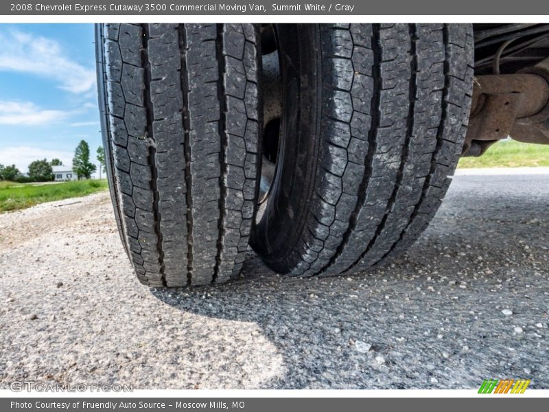 Summit White / Gray 2008 Chevrolet Express Cutaway 3500 Commercial Moving Van