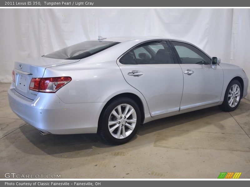 Tungsten Pearl / Light Gray 2011 Lexus ES 350