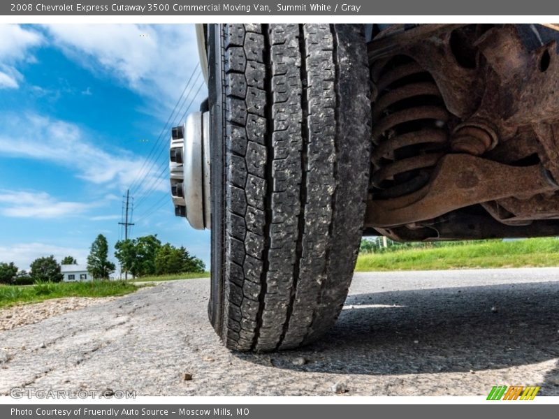 Summit White / Gray 2008 Chevrolet Express Cutaway 3500 Commercial Moving Van