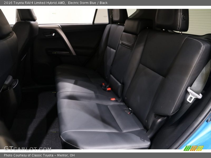 Electric Storm Blue / Black 2016 Toyota RAV4 Limited Hybrid AWD