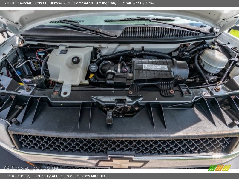 Summit White / Gray 2008 Chevrolet Express Cutaway 3500 Commercial Moving Van