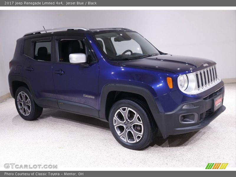 Jetset Blue / Black 2017 Jeep Renegade Limited 4x4