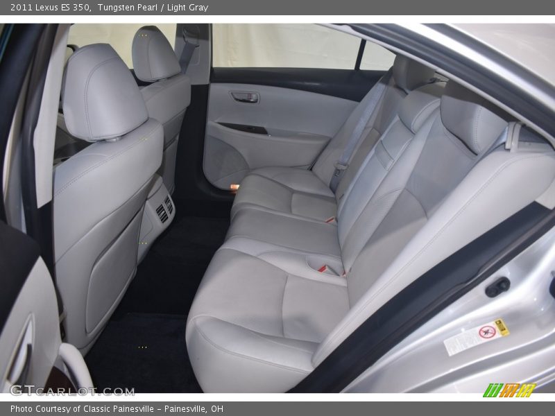 Tungsten Pearl / Light Gray 2011 Lexus ES 350