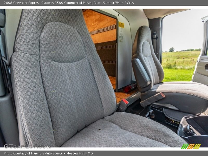 Summit White / Gray 2008 Chevrolet Express Cutaway 3500 Commercial Moving Van