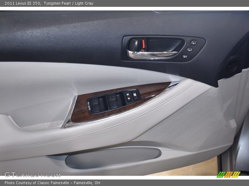 Tungsten Pearl / Light Gray 2011 Lexus ES 350