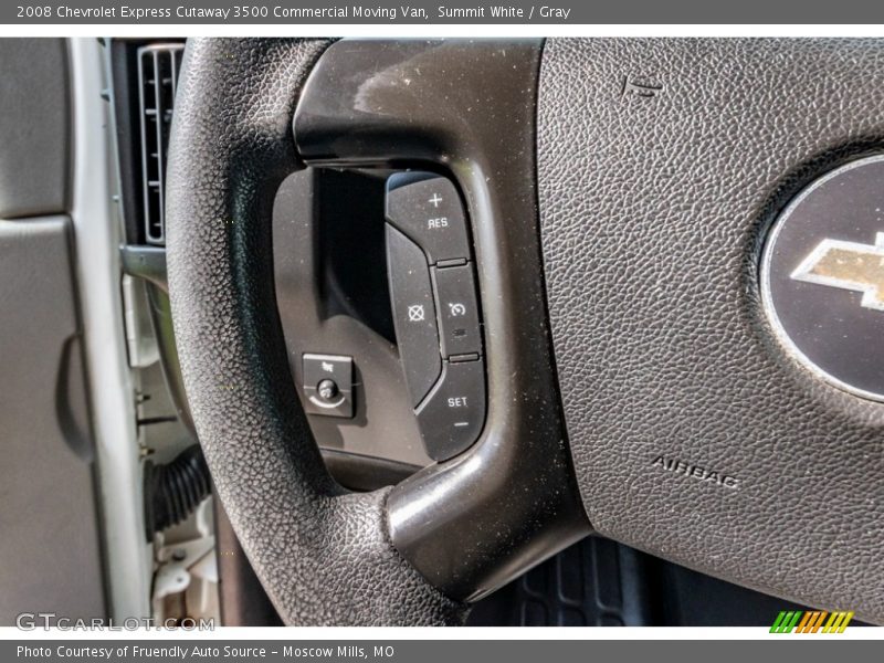 Summit White / Gray 2008 Chevrolet Express Cutaway 3500 Commercial Moving Van