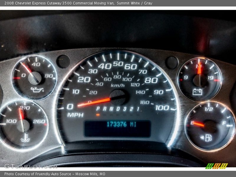 Summit White / Gray 2008 Chevrolet Express Cutaway 3500 Commercial Moving Van