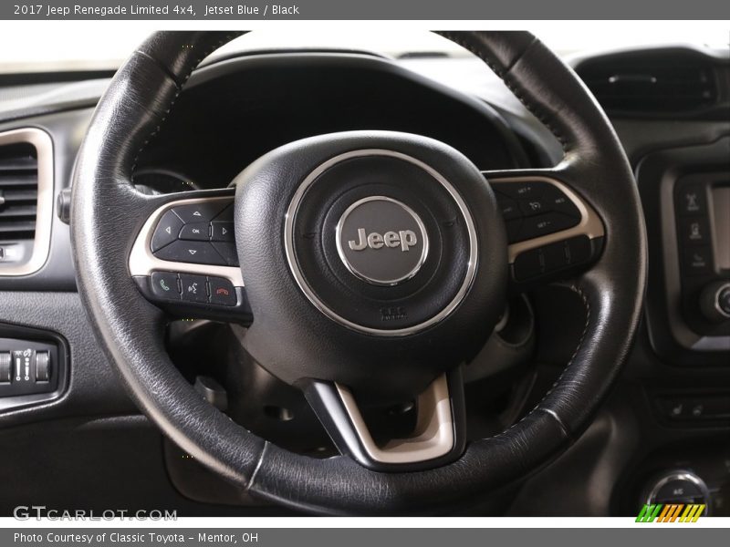 Jetset Blue / Black 2017 Jeep Renegade Limited 4x4