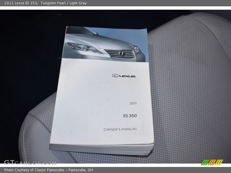 Tungsten Pearl / Light Gray 2011 Lexus ES 350