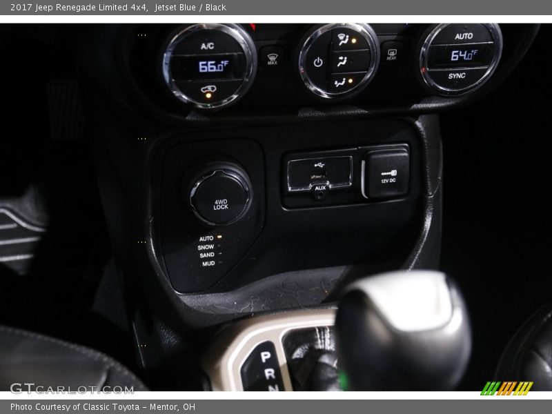 Jetset Blue / Black 2017 Jeep Renegade Limited 4x4