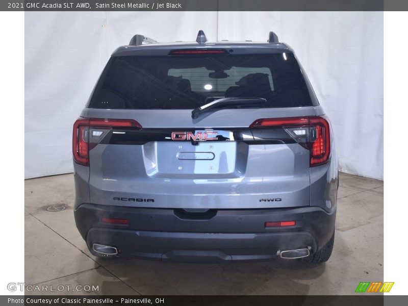 Satin Steel Metallic / Jet Black 2021 GMC Acadia SLT AWD