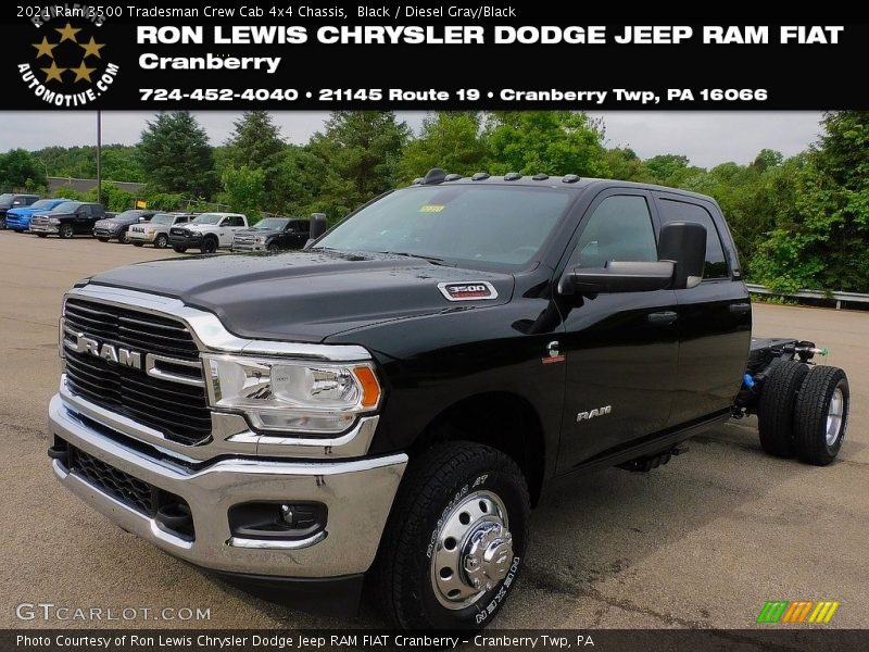 Black / Diesel Gray/Black 2021 Ram 3500 Tradesman Crew Cab 4x4 Chassis