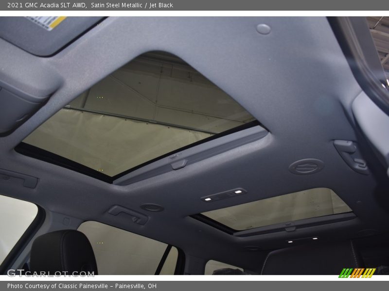 Satin Steel Metallic / Jet Black 2021 GMC Acadia SLT AWD