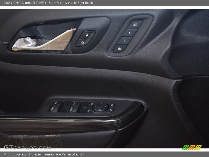 Satin Steel Metallic / Jet Black 2021 GMC Acadia SLT AWD