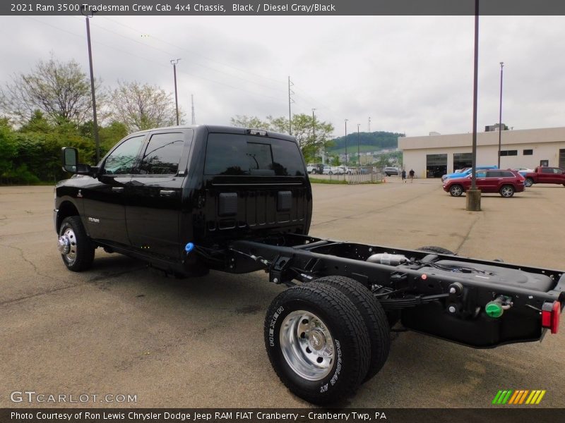 Black / Diesel Gray/Black 2021 Ram 3500 Tradesman Crew Cab 4x4 Chassis