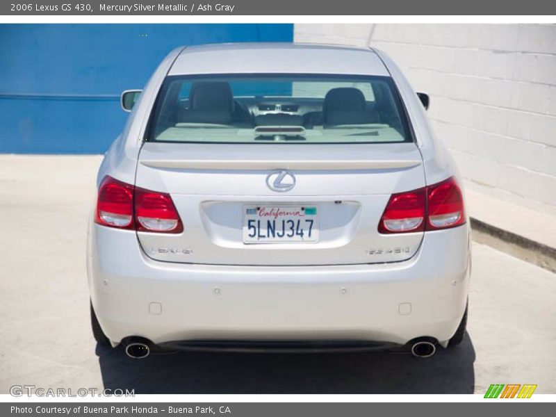 Mercury Silver Metallic / Ash Gray 2006 Lexus GS 430