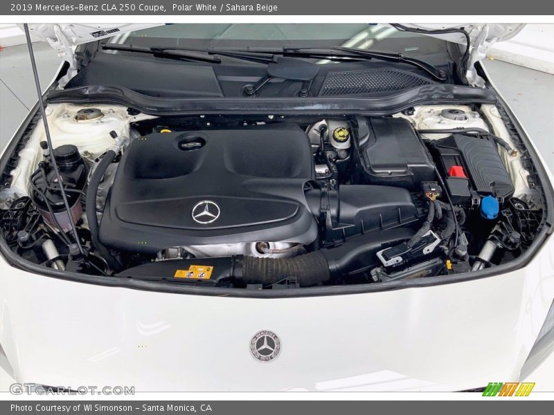 Polar White / Sahara Beige 2019 Mercedes-Benz CLA 250 Coupe
