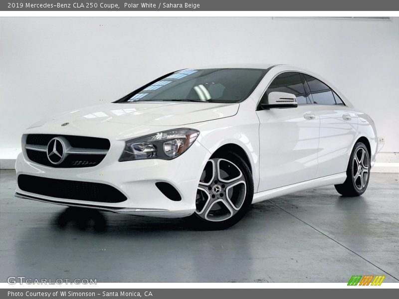 Polar White / Sahara Beige 2019 Mercedes-Benz CLA 250 Coupe