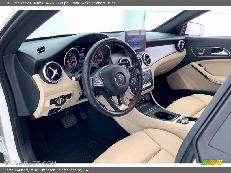 Polar White / Sahara Beige 2019 Mercedes-Benz CLA 250 Coupe