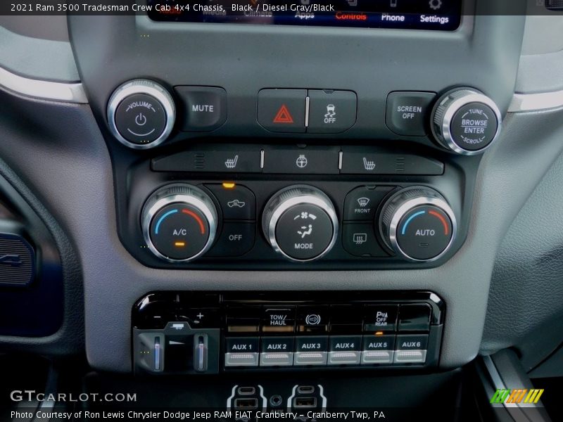 Controls of 2021 3500 Tradesman Crew Cab 4x4 Chassis