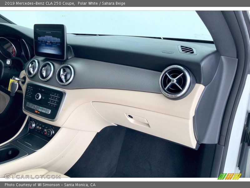 Polar White / Sahara Beige 2019 Mercedes-Benz CLA 250 Coupe