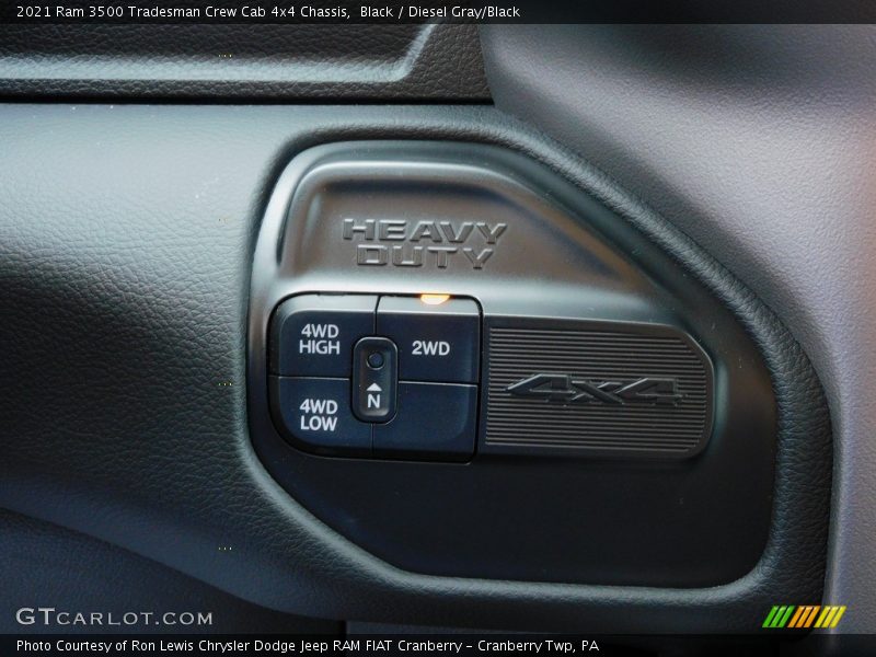 Controls of 2021 3500 Tradesman Crew Cab 4x4 Chassis