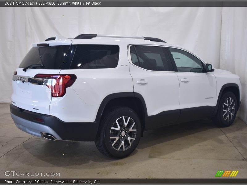 Summit White / Jet Black 2021 GMC Acadia SLE AWD